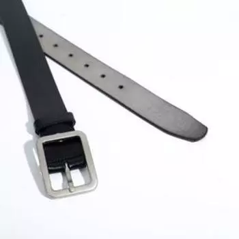 Ремень женский, ширина 3,5 см, винт, пряжка металл, цвет чёрный
