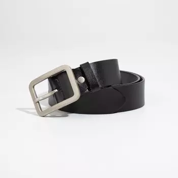 Ремень женский, ширина 3,5 см, винт, пряжка металл, цвет чёрный