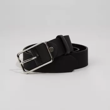 Ремень женский, ширина 3,5 см, винт, пряжка металл, цвет чёрный