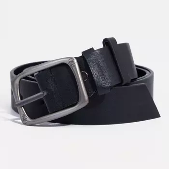 Ремень женский, ширина 3,5 см, винт, пряжка металл, цвет чёрный