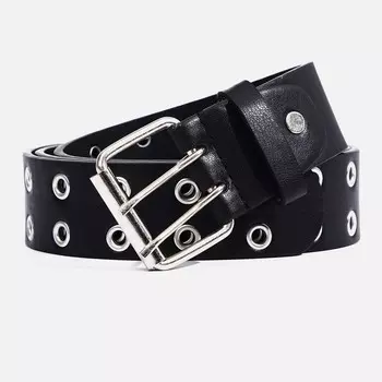 Ремень женский, ширина 3.6 см, винт, пряжка металл, цвет черный