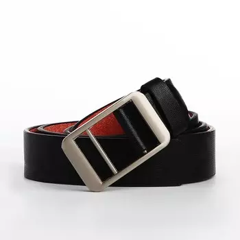 Ремень женский с винтом, 1003 см, пряжка-затяжка металл, серебристая, чёрный