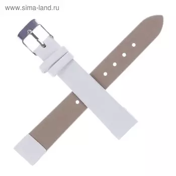 Ремешок для часов "Соломон", 14 мм, l-18 см, белый