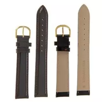 Ремешок для часов, мужской, 18 мм, запряжник 75 мм, горт 115 мм, коричневый, удлиненный