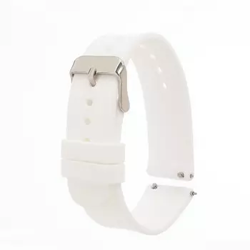 Ремешок для смарт-часов, 20 мм, силикон, белый