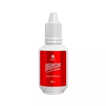 Ремувер для удаления краски с кожи BRONSUN, 20 мл