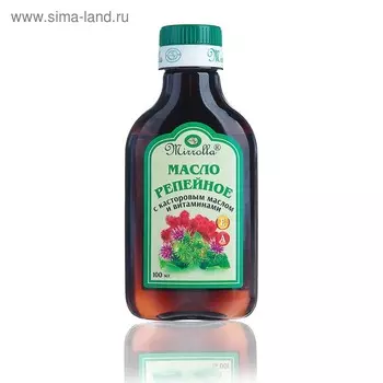 Репейное масло Mirrolla с касторовым маслом и витаминами, 100 мл