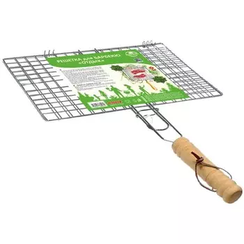 Решетка для барбекю Мультидом «Отдых», размер 25х32х1.5 см