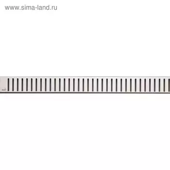 Решетка для водоотводящего желоба Alcaplast PURE-550L, нержавеющая сталь глянец