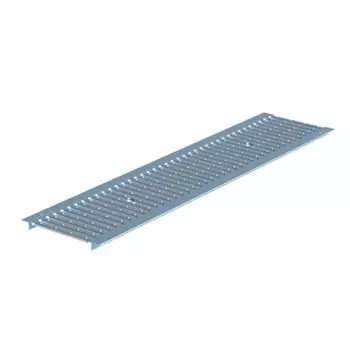 Решетка штампованная оцинкованная Norma DN200 А15 1000*245*22 (32041А)