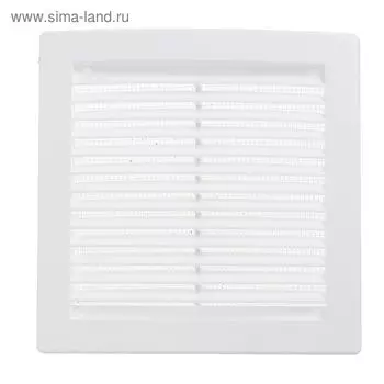 Решетка вентиляционная ERA 1515 РЦ, 150х150 мм, цилиндрическая, с сеткой, неразъемная