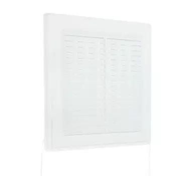 Решетка вентиляционная "КосмоВент" ЛРР200В, 200х200 мм, сетка, разъемная, регулируемая