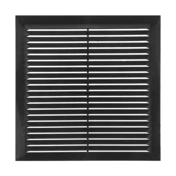 Решетка вентиляционная разъемная VENTS МВ 150 - 1с (Р), 192 х 192 мм, черная
