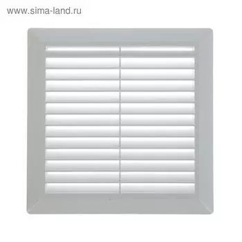 Решетка вентиляционная TDM SQ1807-0022, 203х203 мм, разъемная, с москитной сеткой