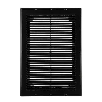 Решетка вентиляционная "ВИЕНТО" 2030ВР, 200х300 мм, с сеткой, разъемная, черная