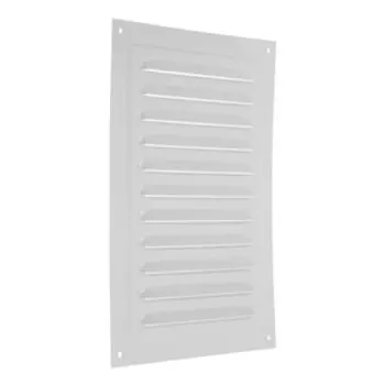 Решетка вентиляционная ZEIN Люкс РМ1724С, 170 х 240 мм, с сеткой, металлическая, серая