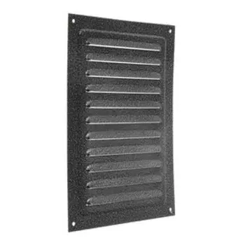 Решетка вентиляционная ZEIN Люкс РМ1724СР, 170240 мм, с сеткой, металлическая, серебряная