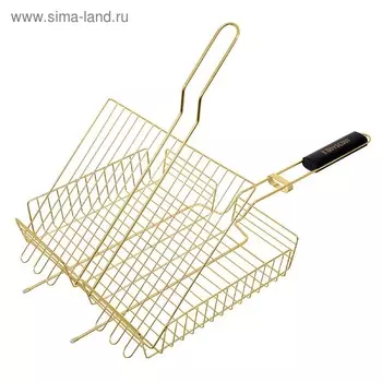 Решётка-гриль Boyscout универсальная, 62(+5)х30х25х5.5 см , цвет золото
