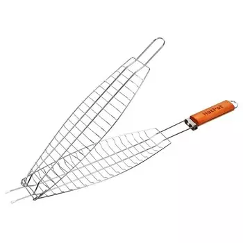 Решётка-гриль Hot Pot, для рыбы, 60(+4)х36х12х4 см