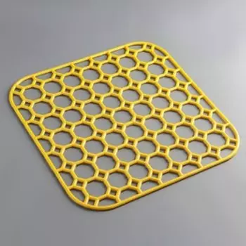 Решётка в раковину Комфорт Плюс, 2626 см, пластик, МИКС