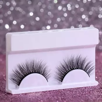 Ресницы накладные «Естественность», 12 мм, без клея, цвет чёрный