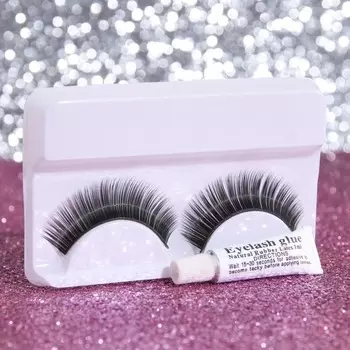 Ресницы накладные «Волшебный взгляд», 11 мм, без клея, чёрные