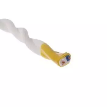 Ретро провод ПуГВсн Luazon Lighting "Винтаж", 50 м, 2х0.75 мм2, белый