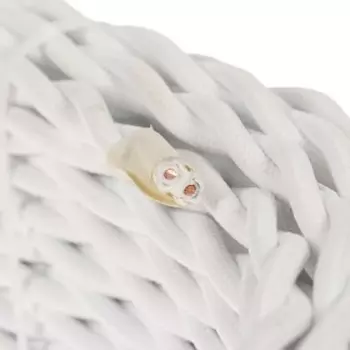 Ретро провод ПуГВсн Luazon Lighting "Винтаж", 50 м, 2х1.5 мм2, белый