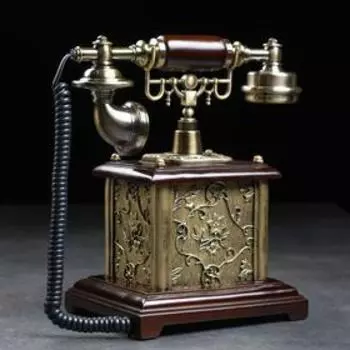 Ретро-телефон "Постамент", громкая связь, 16 х 26 см
