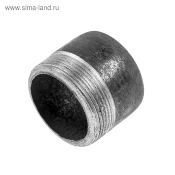 Резьба стальная, 2", DN 50, PN 16, L=47 мм, L резьбы=17 мм