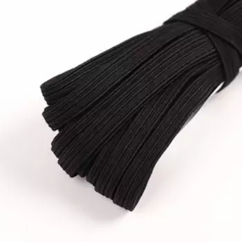 Резинка бельевая, 6 мм, 10±1 м, чёрная