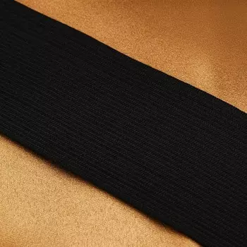 Резинка бельевая, 50 мм, 25 м, цвет чёрный