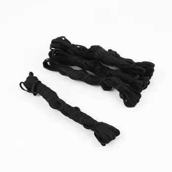 Резинка бельевая, 5 мм, 5 м, цвет чёрный