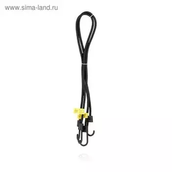 Резинка для крепления багажа "Паук" HEYNER, 100 см, пластиковые крючки, набор 2 шт, чёрный