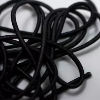 Резинка для творчества "Fabrika Decoru" круглая 2мм Черная