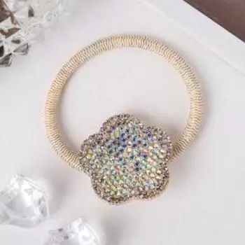 Резинка для волос "Аделина" цветок, 4 см