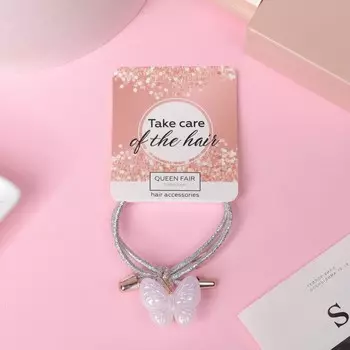 Резинка для волос «Альба», бабочка, 5 см