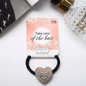 Резинка для волос «Алдона», мерцание сердце