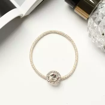 Резинка для волос "Алесс" орбита, 5 см, золото