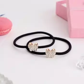 Резинки для волос «Ариана», набор 2 шт., бабочка