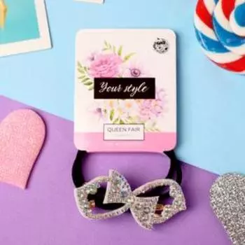 Резинка для волос "Авигея" бантик-геометрия