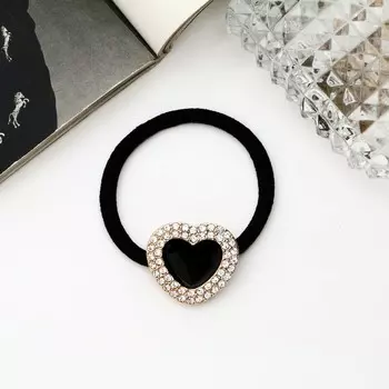 Резинка для волос "Авиталь" сердце, 4 см
