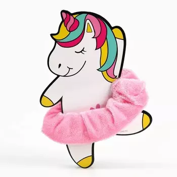 Резинка для волос "Бархат", единорог, , 10 х 10 х 1 см