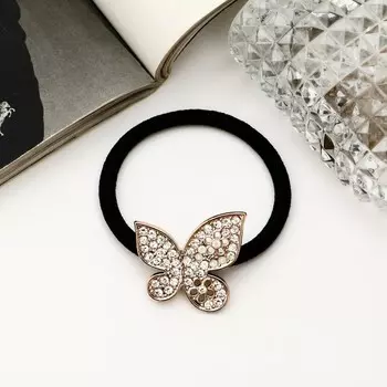 Резинка для волос «Белла», бабочка, 4 см