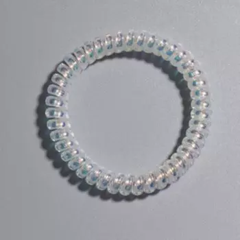 Резинка для волос, d=5 см, цвет голографический