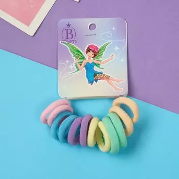 Резинки для волос «Фея Лави», набор 12 шт., 2 см, нежность