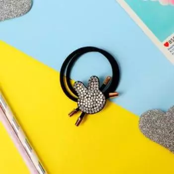 Резинка для волос "Фрида" зайка сверкание