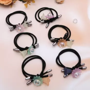 Резинка для волос "Герда" колокольчики, микс