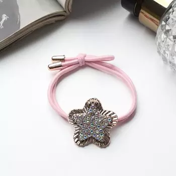 Резинка для волос "Иоланта" звезда, 5 см, микс