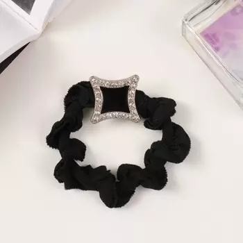 Резинка для волос «Эйвери», 6 см, чёрная